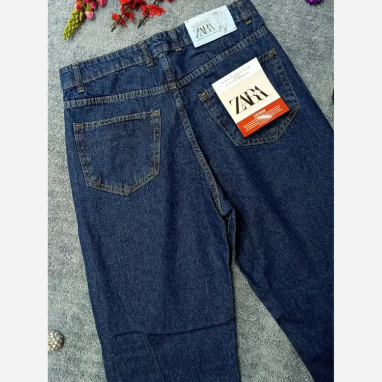 شلوار بگ جین اصلی کیفیت عالی برند ZARA مدل یاسین