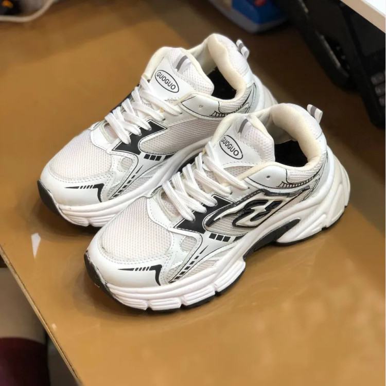 کفش لژدار زنانه مدل جوجو سفید کتانی اسپرت