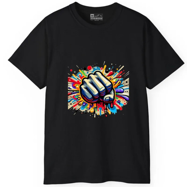 تیشرت آستین کوتاه مردانه مدل دست