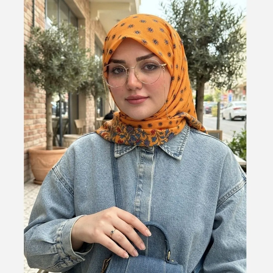 روسری نخ کاستوم طرح وصال سایز 140