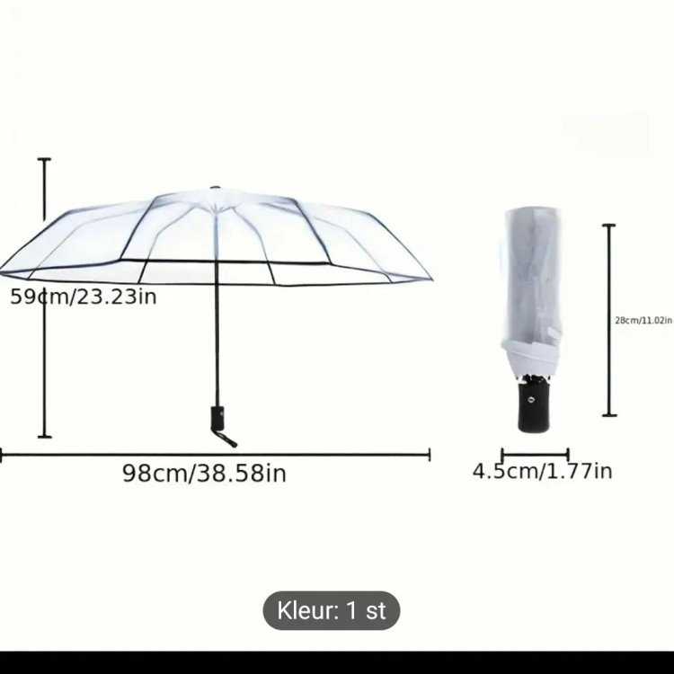 چتر شیشه ای تاشو فول اتوماتیک سایز بزرگسال 8 فنر درجه یک