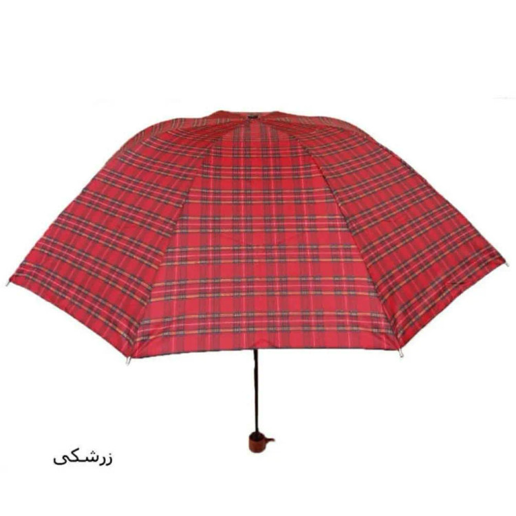 چتر چهارخانه تاشو ضدآب مقاوم و سبک زنانه و مردانه