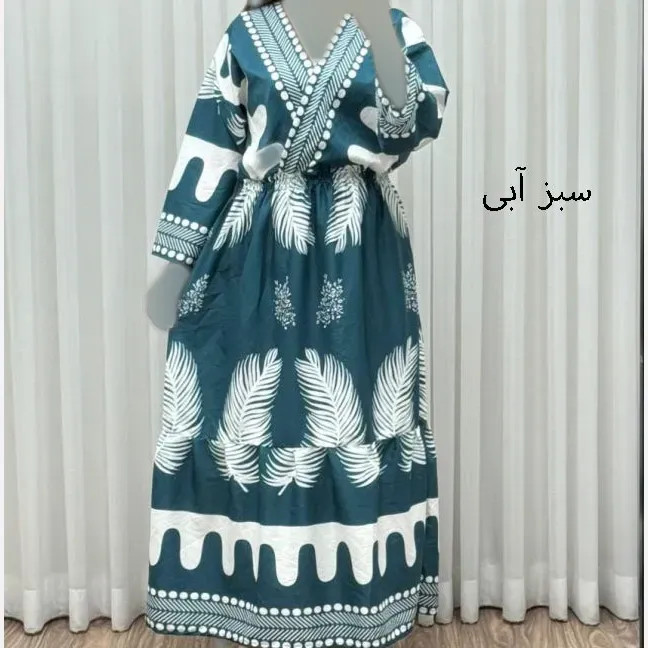 پیراهن ساحلی آیلین فلور بوگاتی فری سایز زنانه کد 1746 مناسب تا سایز 46