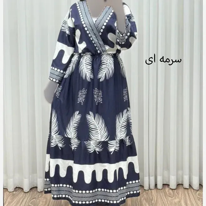 پیراهن ساحلی آیلین فلور بوگاتی فری سایز زنانه کد 1746 مناسب تا سایز 46