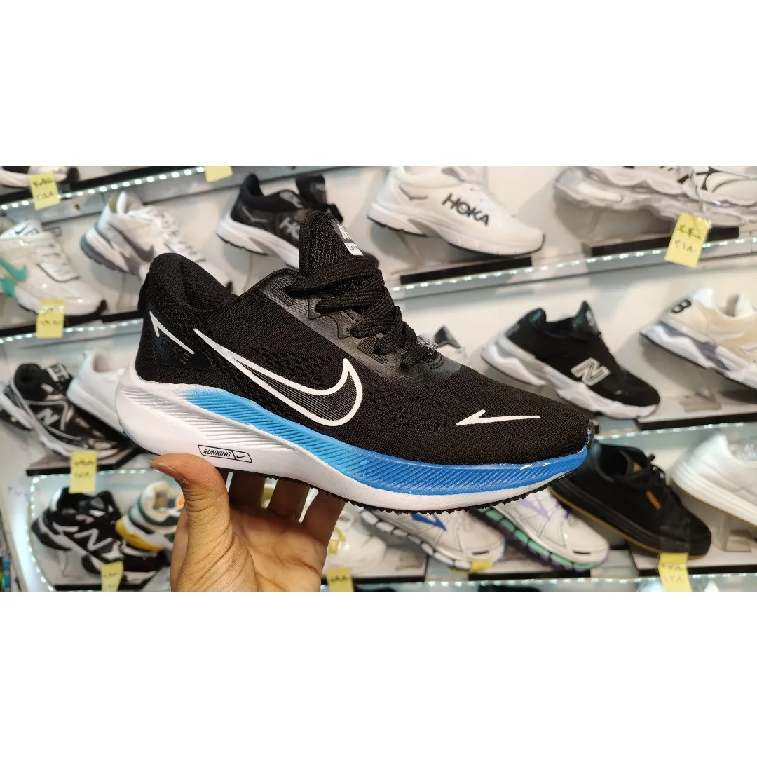 کفش اسپرت نایک مشکی آبی پسرانه مردانه دخترانه