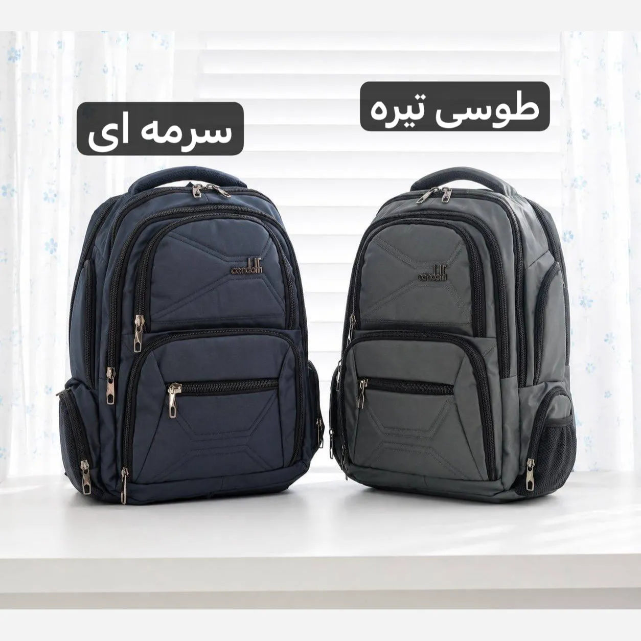 کوله پشتی برزنت روزمره و مدرسه دانشگاه جیب دار