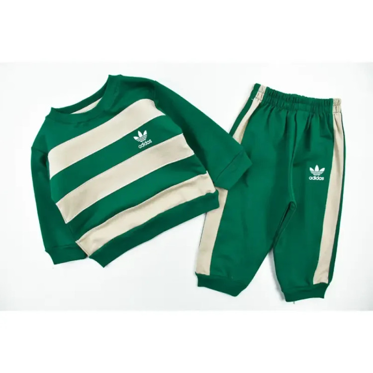 بلوز و شلوار پسرانه راه راه آدیداس
