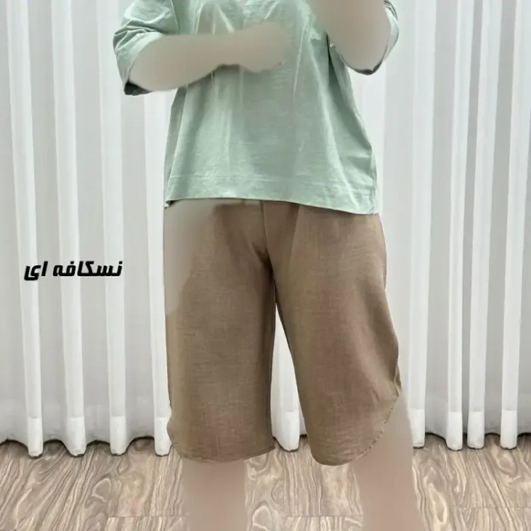 شلوارک زنانه راحتی مدل صوفیا فری سایز مناسب تا سایز 46