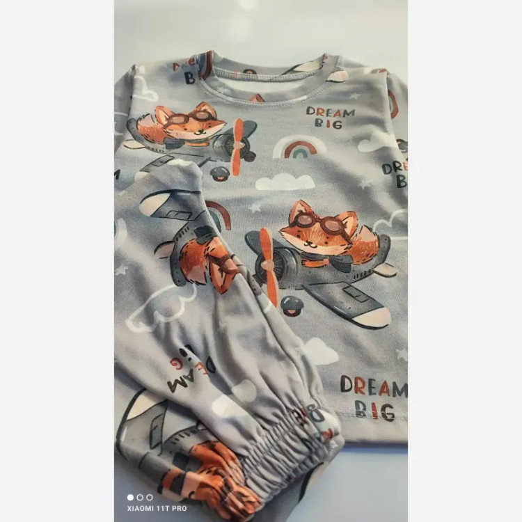 ست بلوز و شلوار راحتی بچگانه نخ و پنبه سایز 35 و 40